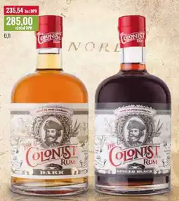 Ratio THE COLONIST RUM 0,7l nabídka