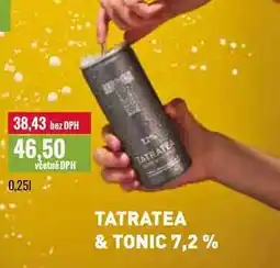 Ratio TATRATEA & TONIC 7,2% 0,25l nabídka