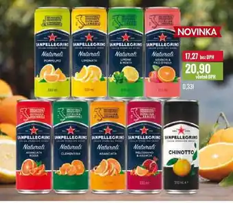 Ratio SANPELLEGRINO 0,33l nabídka