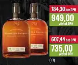 Ratio Jack Daniel’s Bonded Rye nebo Woodford Reserve 0,7l, 1l nabídka