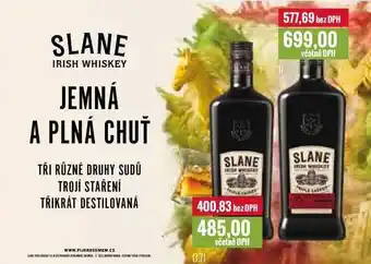 Ratio SLANE IRISH WHISKEY 0,7l, 1l nabídka