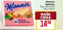 Billa Manner Oplatky nabídka