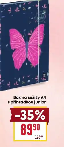 Billa Box na sešity A4 s přihrádkou junior nabídka