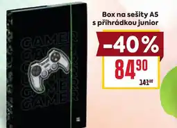 Billa Box na sešity A5 s přihrádkou junior nabídka