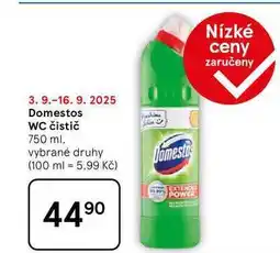 Tesco Domestos WC čistič, 750 ml nabídka
