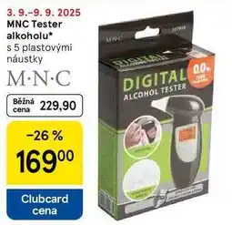 Tesco MNC Tester alkoholu, s 5 plastovými náustky nabídka