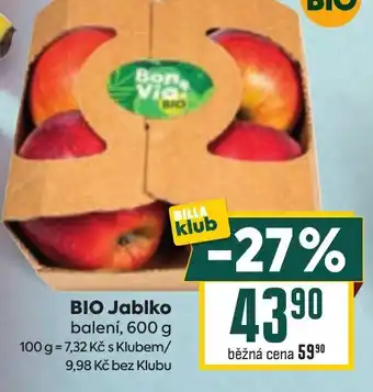 Billa BIO Jablko nabídka