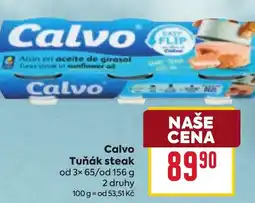 Billa Calvo Tuňák steak nabídka