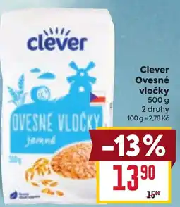 Billa Clever Ovesné vločky nabídka
