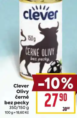 Billa Clever Olivy černé bez pecky nabídka