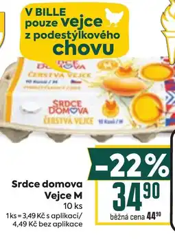 Billa Srdce domova Vejce M nabídka