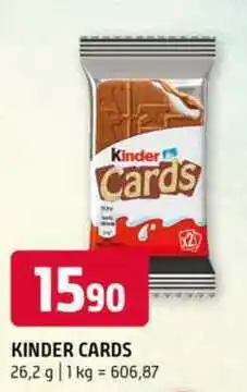 Terno Kinder Cards 26,2 g nabídka