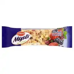 Terno Emco Mysli na Zdraví Ovesná tyčinka 45g, vybrané druhy nabídka