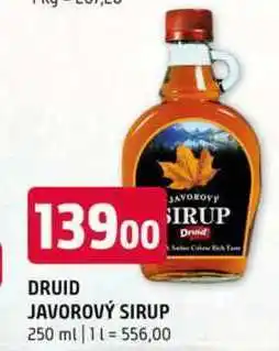 Terno DRUID JAVOROVY SIRUP 250 ml nabídka