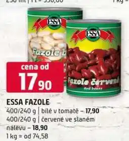 Terno ESSA FAZOLE 400/240 g nabídka