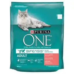 Terno Purina ONE Adult bohaté na lososa a celozrnné obiloviny 800g nabídka