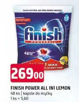Terno Finish power all in1 lemon 48 ks nabídka