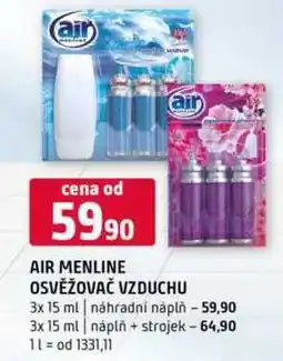 Terno AIR MENLINE OSVĚŽOVAČ VZDUCHU 3x 15 ml nabídka