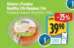Albert Nature’s Promise Healthy life Hummus trio nabídka