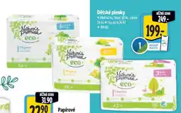 Albert Dětské plenky Nature's Promise Eco nabídka