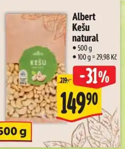 Albert Albert Kešu natural • nabídka