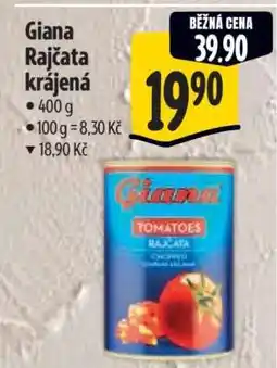 Albert Giana Rajčata krájená nabídka