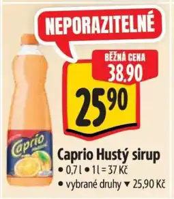 Albert CAPRIO HUSTÝ SIRUP nabídka