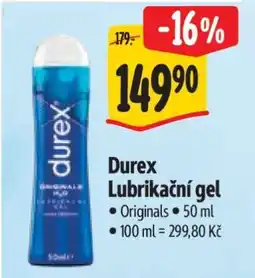 Albert Durex Lubrikační gel nabídka