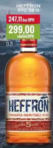 Ratio HEFFRON 5YO 38% 0,7l nabídka