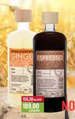 Ratio KOSKENKORVA GINGER, ESPRESSO 0,5l nabídka