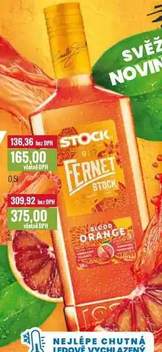 Ratio FERNET STOCK BLOOD ORANGE 0,5l, 1l nabídka