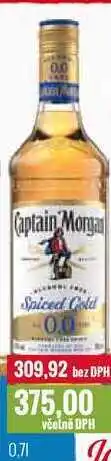 Ratio Captain Morgan Spiced Gold nealko 0,7l nabídka