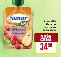 Billa Sunar BIO Ovocná kapsička nabídka