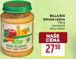 Billa BILLA BIO Dětská výživa nabídka