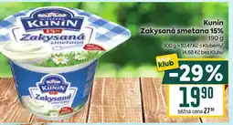 Billa Kunín Zakysaná smetana 15% nabídka