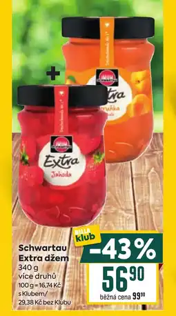 Billa Schwartau Extra džem nabídka