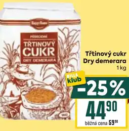 Billa Třtinový cukr Dry demerara nabídka