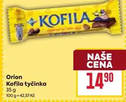 Billa Orion Kofila tyčinka nabídka