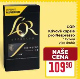 Billa L'OR Kávové kapsle pro Nespresso nabídka