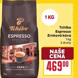Billa Tchibo Espresso Zrnková káva nabídka