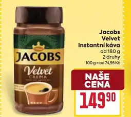 Billa Jacobs Velvet Instantní káva nabídka