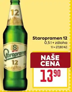 Billa Staropramen 12 nabídka