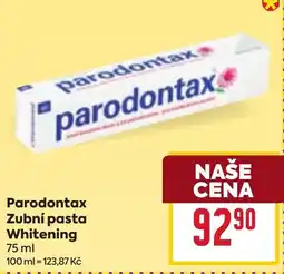 Billa Parodontax Zubní pasta Whitening nabídka