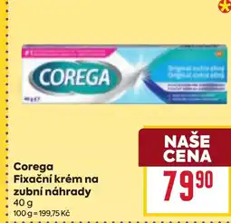 Billa Corega Fixační krém na zubní náhrady nabídka