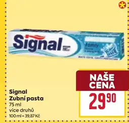 Billa Signal Zubní pasta nabídka
