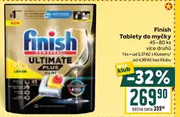Billa Finish Tablety do myčky nabídka