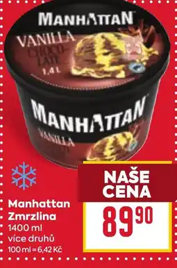Billa Manhattan Zmrzlina nabídka