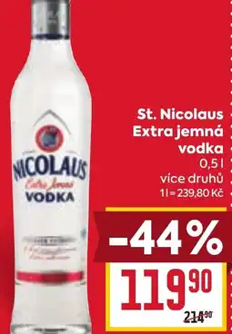 Billa St. Nicolaus Extra jemná vodka nabídka