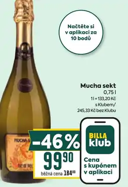 Billa Mucha sekt nabídka