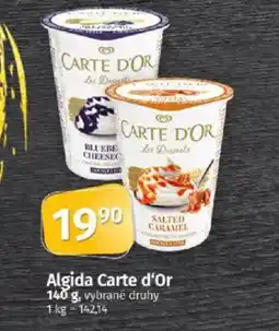 COOP TIP Algida Carte d'Or nabídka